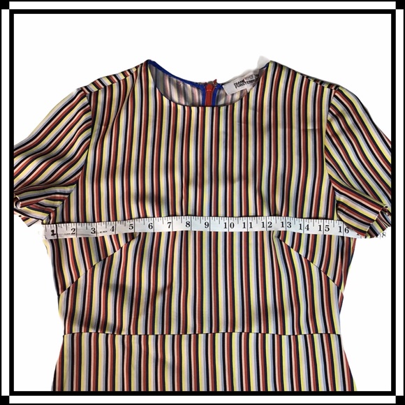 Diane Von Furstenberg Silk Blend Sheath Dress 4 - Picture 4 of 16